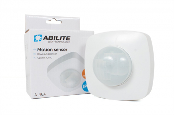 CZUJNIK RUCHU ABILITE A-46A IR IP65 SUFITOWY NATYNKOWY 4x20M KORYTARZ 