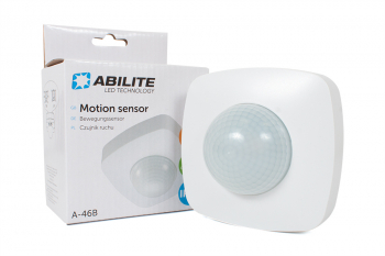 CZUJNIK RUCHU ABILITE A-46B IR SUFITOWY NATYNKOWY 20M / OBECNOŚĆ 6M 