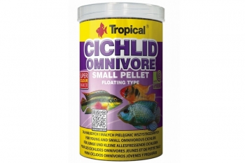 TROPICAL CICHLID OMNIVORE  SMALL PELLET 250ML/90G 60954 