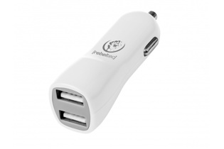 ŁADOWARKA SAMOCHODOWA REBELTEC A20  2xUSB WHITE 