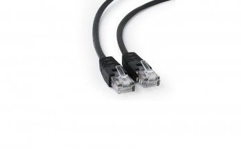 BC GEMBIRD PATCHCORD RJ45 OSŁONKA ZALEWANA KAT.5e UTP 2M CZARNY 