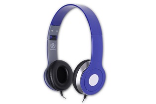 SŁUCHAWKI REBELTEC CITY  Z MIKROFONEM BLUE 