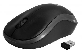 MYSZ REBELTEC METEOR  SILVER/BLACK WIRELESS USB 