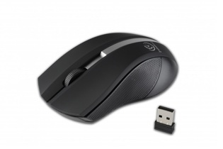 MYSZ REBELTEC GALAXY BLACK/SILVER WIRELESS USB 